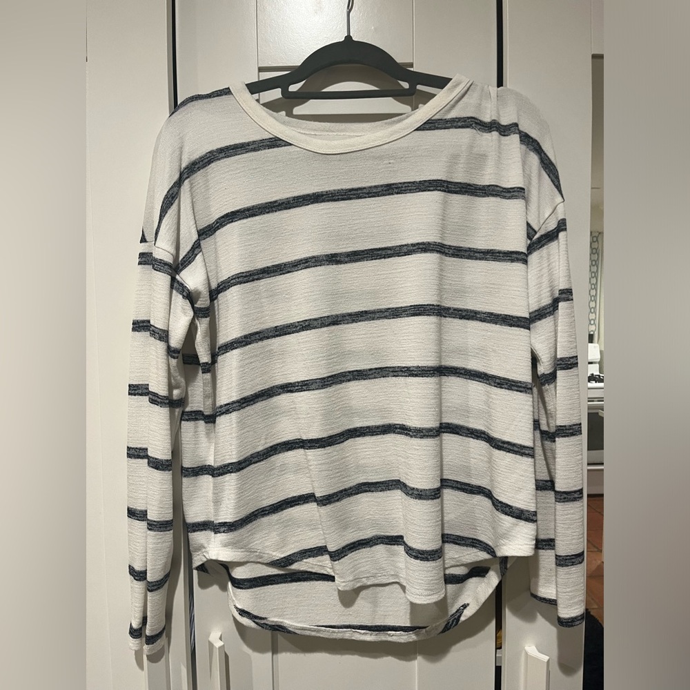 Striped long-sleeve
